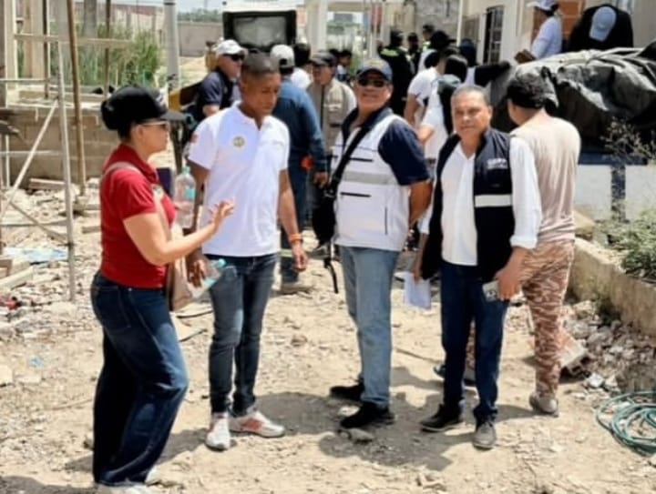 LA DELEGADA PARA EL CONTROL URBANISTCO Y PATRIMONIO PUBLICO VISITO
